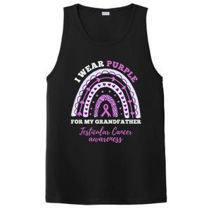 I Wear Purple For My Grandfather Testicular Cancer Awareness Gift PosiCharge Competitor Tank