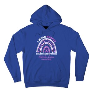 I Wear Purple For My Grandfather Testicular Cancer Awareness Gift Hoodie