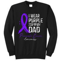 I Wear Purple For My Dad Pancreatic Cancer Awareness  Sweatshirt