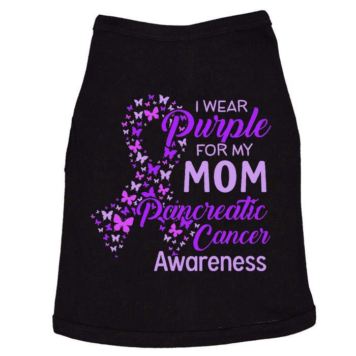 I wear Purple for my Mom Pancreatic Cancer  Doggie Tank