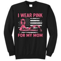 I Wear Pink For My Mama American Breast Cancer Support Squad Sweatshirt