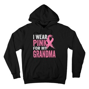 I Wear Pink For My Grandma Breast Cancer Awareness  Hoodie