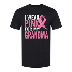 I Wear Pink For My Grandma Breast Cancer Awareness  Softstyle CVC T-Shirt