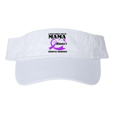 I Wear Purple For My Mama AlzheimerS Dementia Awareness Visor