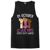 I Wear Purple Domestic Violence Awareness PosiCharge Competitor Tank