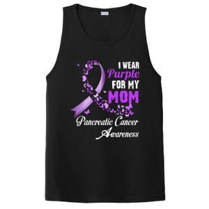 I Wear Purple For My Mom Family Pancreatic Cancer Awareness PosiCharge Competitor Tank