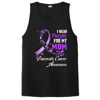 I Wear Purple For My Mom Family Pancreatic Cancer Awareness PosiCharge Competitor Tank