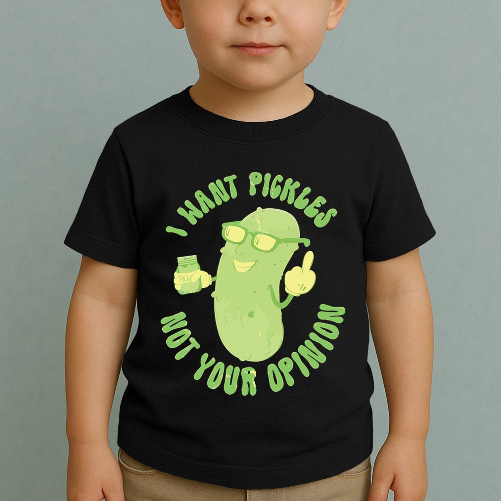 I Want Pickle Not Your Opinion Toddler T-Shirt