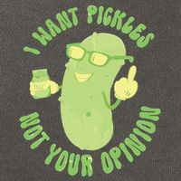 I Want Pickle Not Your Opinion Cotton Canvas Backpack