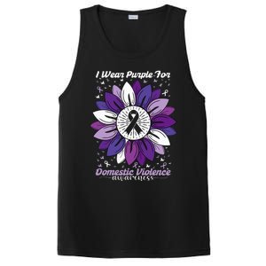 I Wear Purple For Domestic Violence Awareness Month PosiCharge Competitor Tank