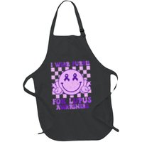 I Wear Purple For Lupus Awareness Apron