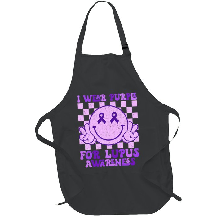 I Wear Purple For Lupus Awareness Apron
