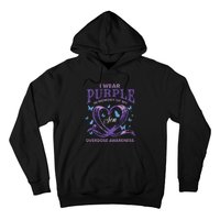 I Wear Purple For My Son Overdose Awareness Hoodie