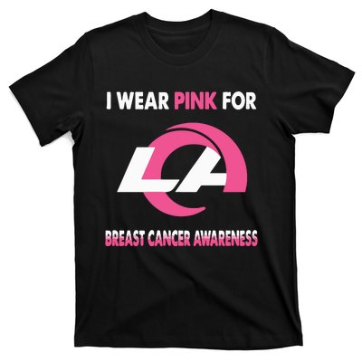 I Wear Pink For Breast Cancer Awareness T-Shirt