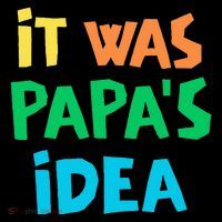 It Was PapaS Idea Full-Length Apron With Pockets