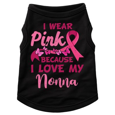 I Wear Pink I Love My Nonna Breast Cancer Awareness Doggie Tank
