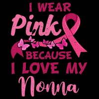 I Wear Pink I Love My Nonna Breast Cancer Awareness Cooling Performance Crew T-Shirt