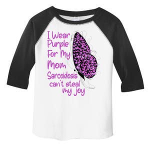 I Wear Purple For Mom Sarcoidosis Awareness Month Great Gift Toddler Fine Jersey T-Shirt