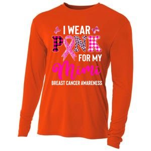 I Wear Pink For My Mimi Cute Gift Cooling Performance Long Sleeve Crew