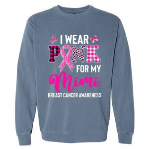 I Wear Pink For My Mimi Cute Gift Garment-Dyed Sweatshirt