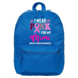 I Wear Pink For My Mimi Cute Gift 16 in Basic Backpack