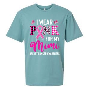 I Wear Pink For My Mimi Cute Gift Sueded Cloud Jersey T-Shirt