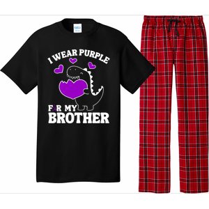 I Wear Purple For My Brother Epilepsy Awareness Pajama Set