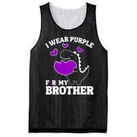 I Wear Purple For My Brother Epilepsy Awareness Mesh Reversible Basketball Jersey Tank