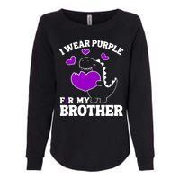 I Wear Purple For My Brother Epilepsy Awareness Womens California Wash Sweatshirt