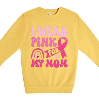 I Wear Pin For My Mom Premium Crewneck Sweatshirt