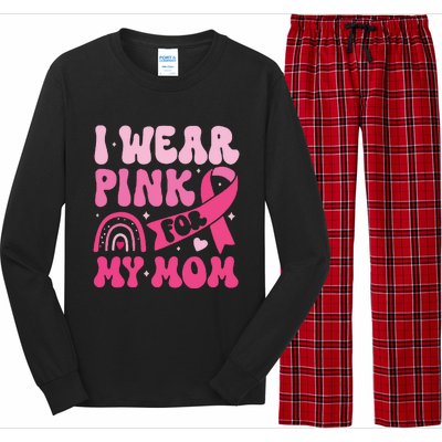 I Wear Pin For My Mom Long Sleeve Pajama Set