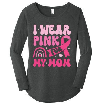 I Wear Pin For My Mom Women's Perfect Tri Tunic Long Sleeve Shirt