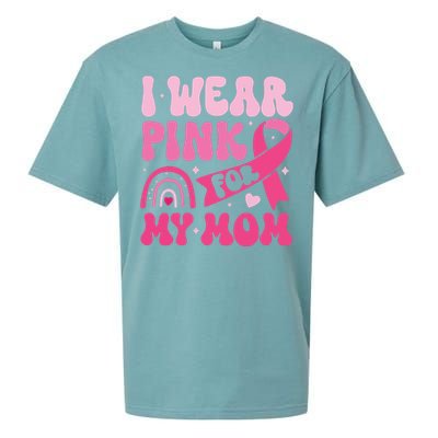 I Wear Pin For My Mom Sueded Cloud Jersey T-Shirt