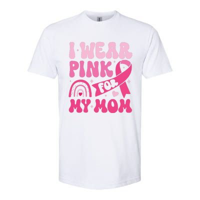 I Wear Pin For My Mom Softstyle CVC T-Shirt