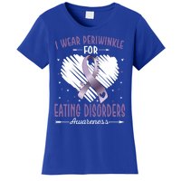 I Wear Periwinkle For Eating Disorders Awareness Ribbon Gift Women's T-Shirt