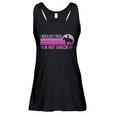 I WouldnT Pass A Vet Check Retro Vintage Ladies Essential Flowy Tank