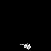 I'm With Peter Peter Funny Halloween Skeleton Hand 16 in Basic Backpack