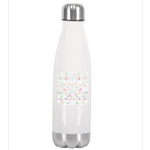 I Would Quit Ing This Year Funny Happy New Year Humor Gift Stainless Steel Insulated Water Bottle