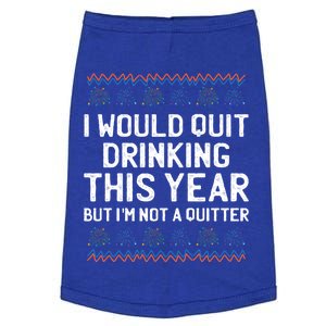 I Would Quit Ing This Year Funny Happy New Year Humor Gift Doggie Tank