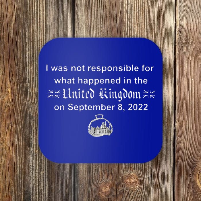 I Wasn't Responsible For What Happened In The United Kingdom Coaster