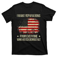 I Want Reparations From Everyone Who Voted Democrat Vintage T-Shirt