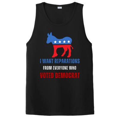 I Want Reparations From Everyone Who Voted Democrat PosiCharge Competitor Tank