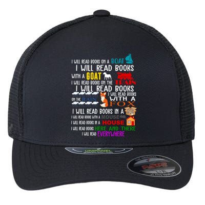 I Will Read Books Everywhere Flexfit Unipanel Trucker Cap