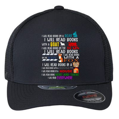 I Will Read Books Everywhere Flexfit Unipanel Trucker Cap