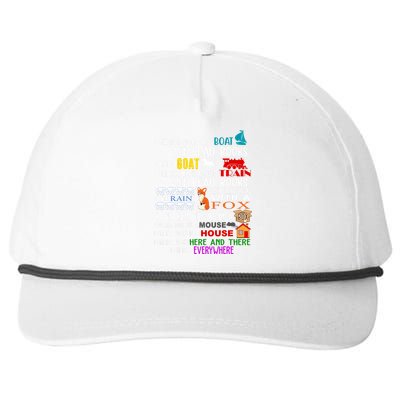 I Will Read Books Everywhere Snapback Five-Panel Rope Hat