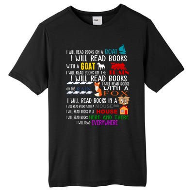 I Will Read Books Everywhere Tall Fusion ChromaSoft Performance T-Shirt