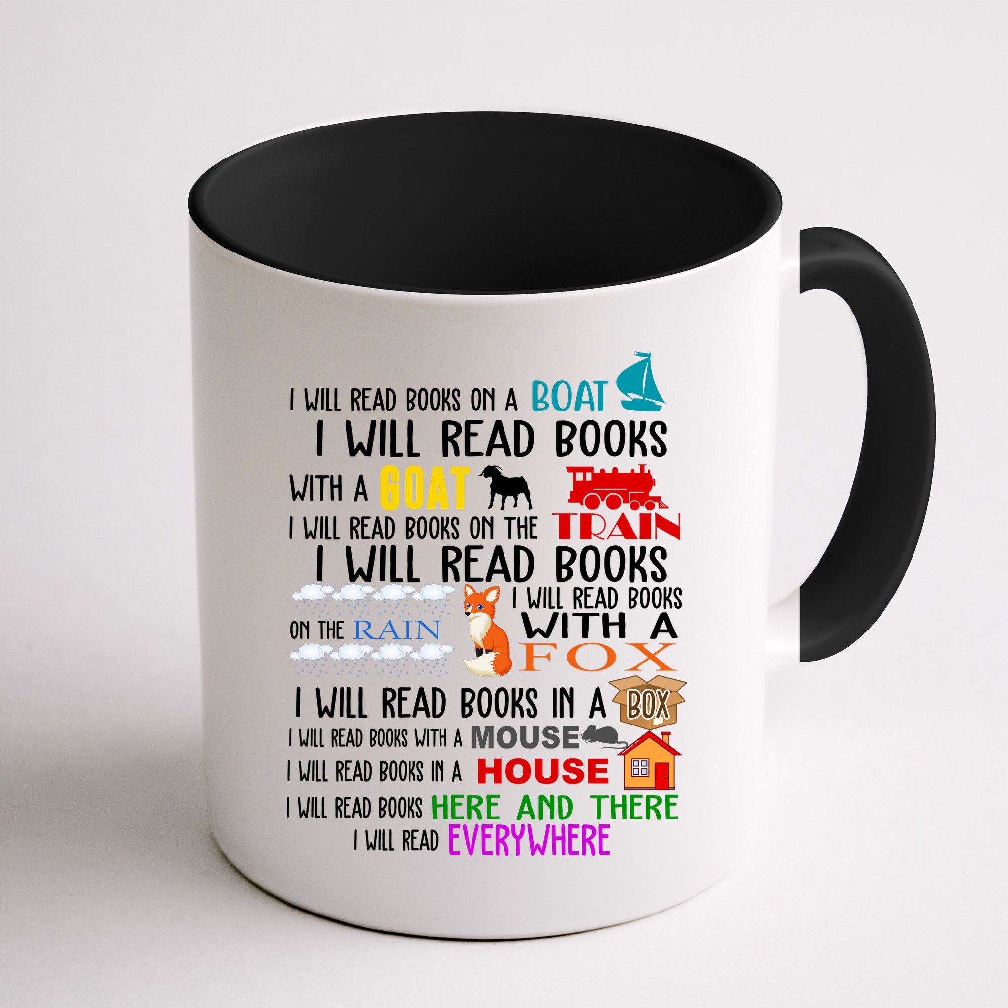 I Will Read Books Everywhere Mug