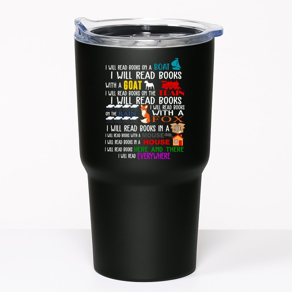 I Will Read Books Everywhere Tumbler