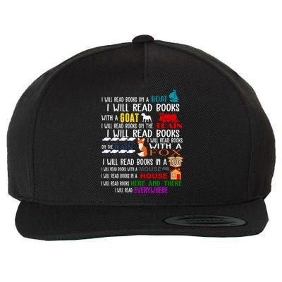 I Will Read Books Everywhere Wool Snapback Cap