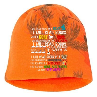 I Will Read Books Everywhere Kati - Camo Knit Beanie